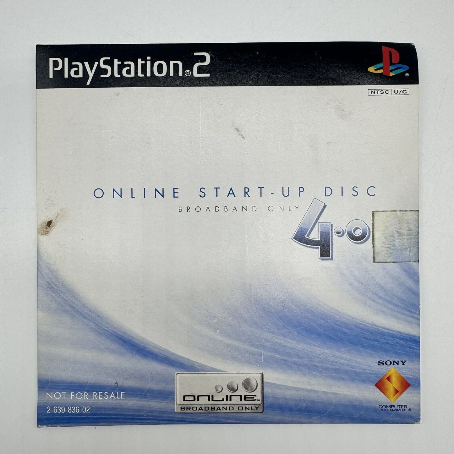 Sony PS2 PlayStation 2 Online Start-Up Disc 4.0