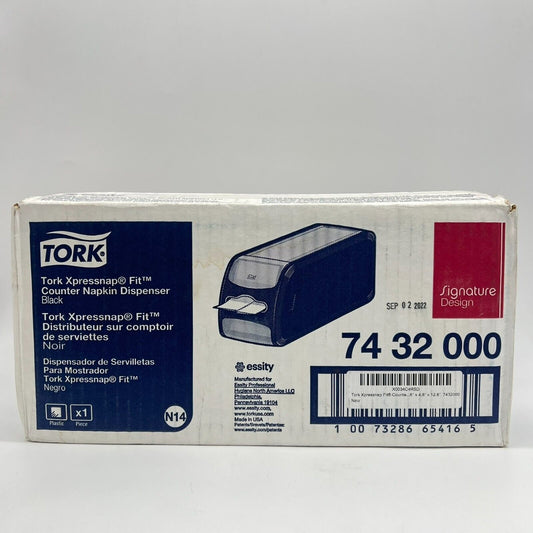 Tork Xpressnap Fit Counter Napkin Dispenser Black N14 Signature Range New In Box