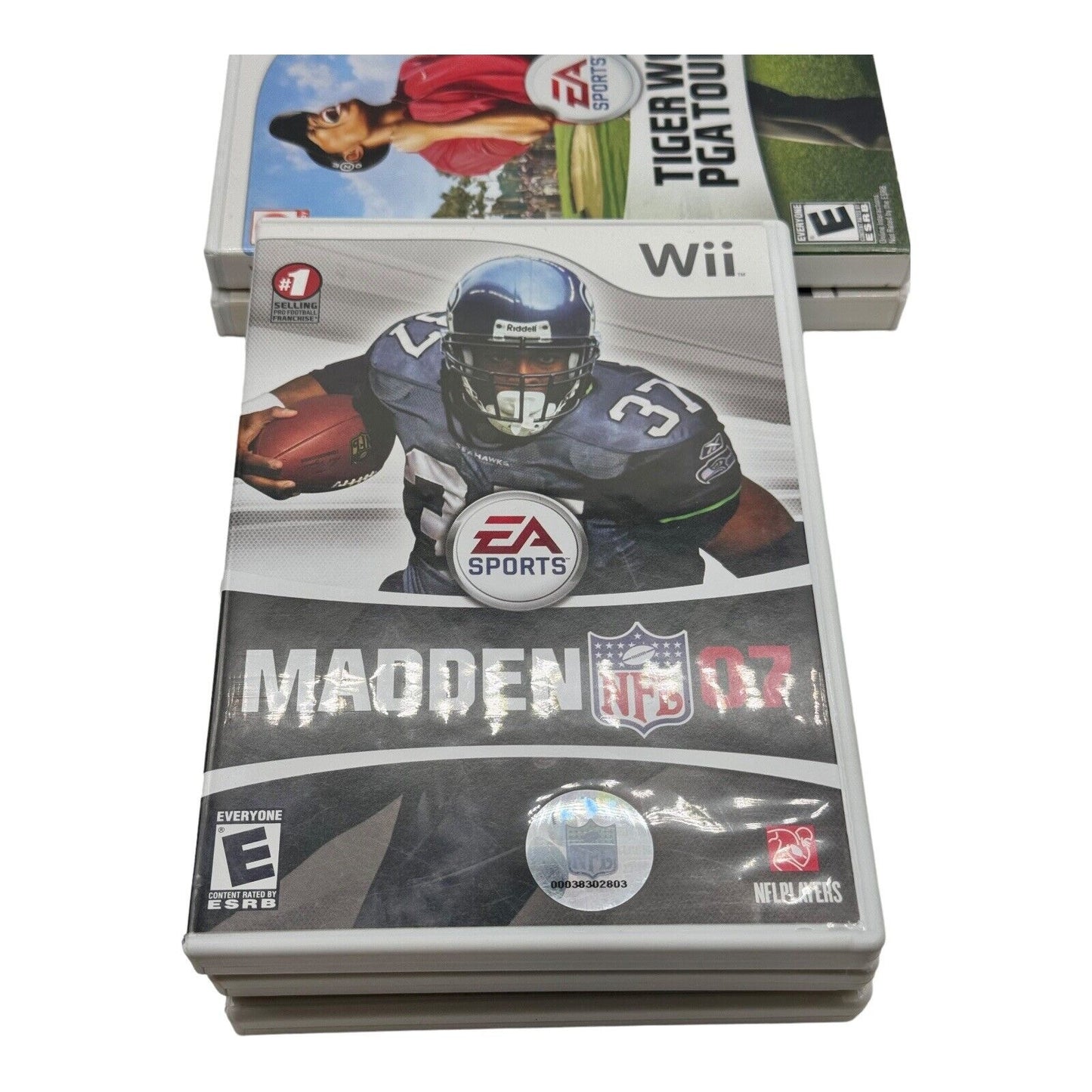 5 Wii Games Sports Bundle - Nintendo Wii Lot | King of Clubs, Top Spin 3, Madden