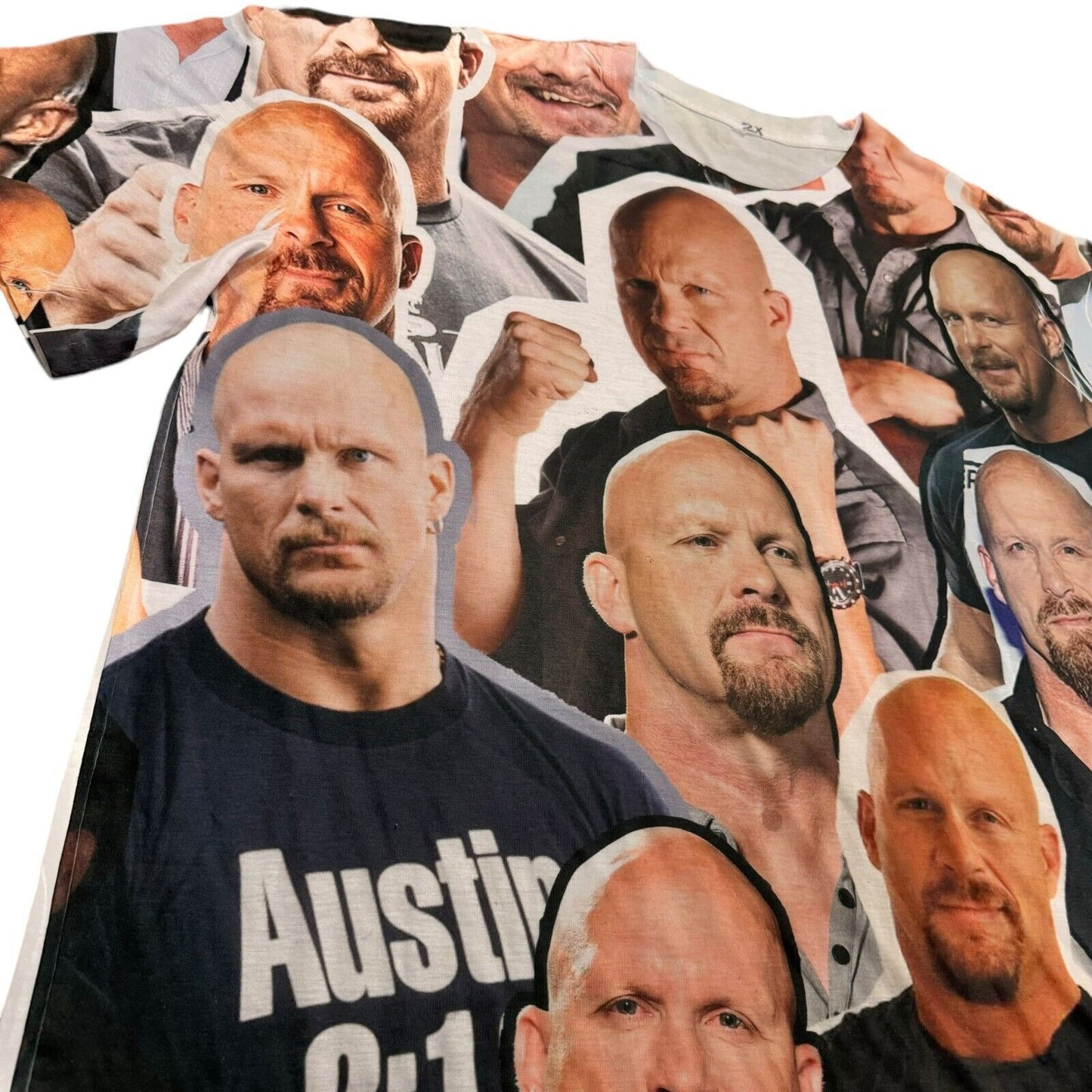 WWE Steve "Stone Cold" Austin T-Shirt Size 2-Extra Large