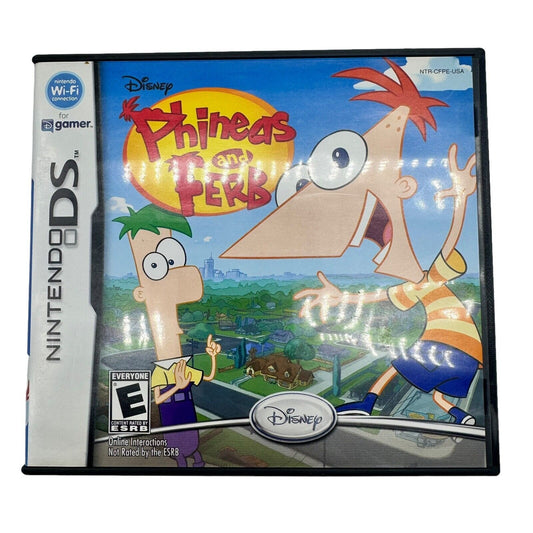 PHINEAS and FERB 2009 Nintendo DS Game w/Manual