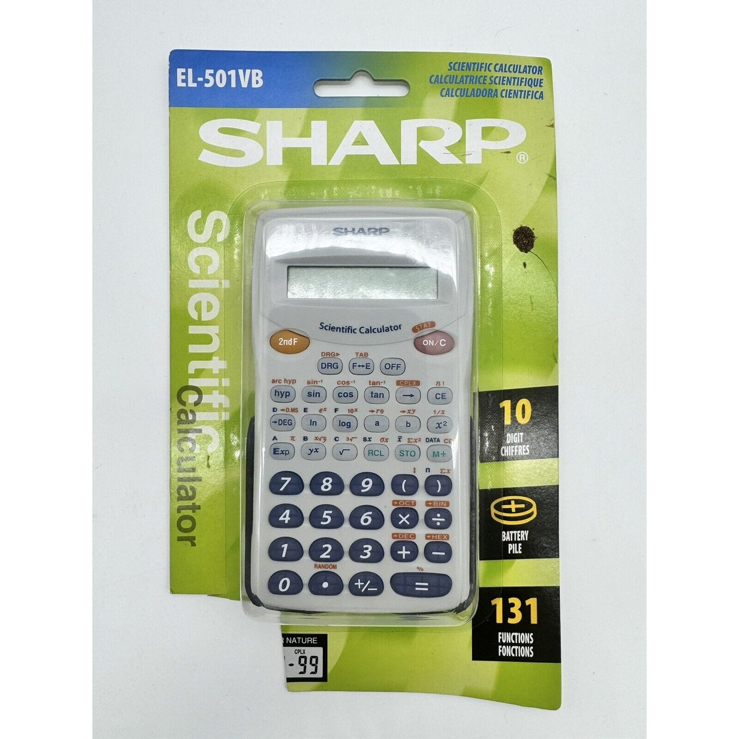 SHARP EL-501V Scientific Calculator