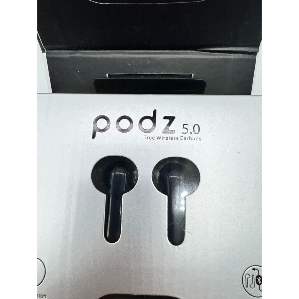 Podz 5.0 True Wireless Earbuds Bluetooth Headphones With Charging Case-Universal