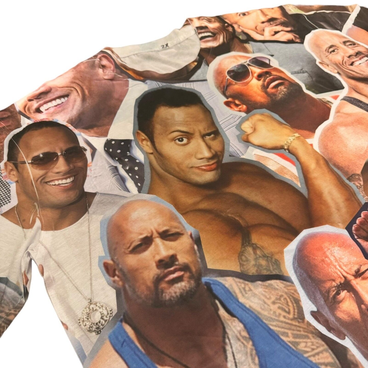 Dwayne "The Rock" Johnson Photo Collage T-Shirt