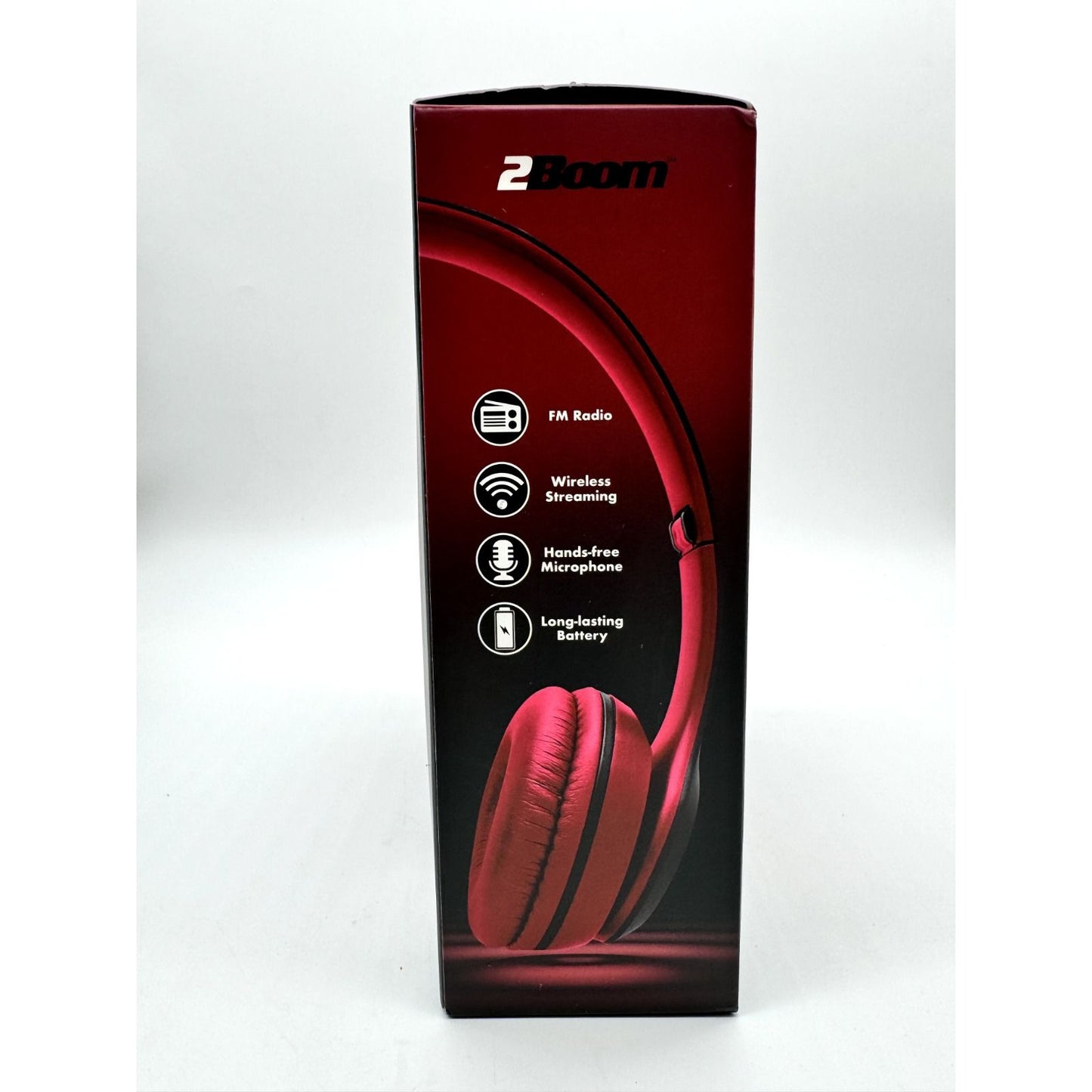 2Boom Boost Active Wireless Headphones Red