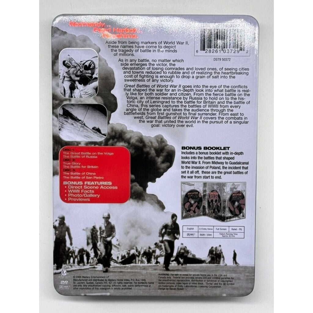 Great Battles of WWII Tin Box: 3 DVD Set