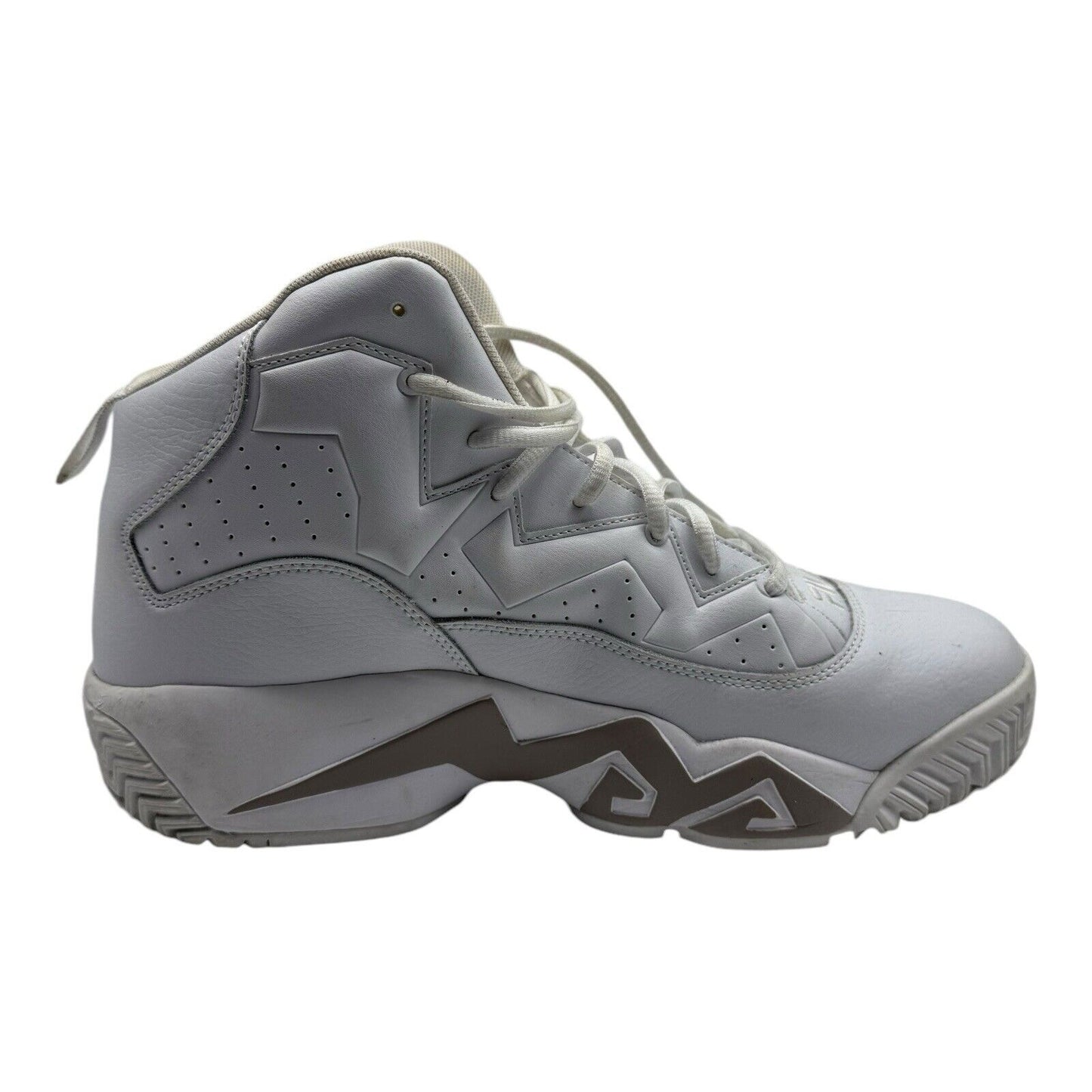 FILA MB Hi White-Grey Sneakers Men's Size 12 - Preowned