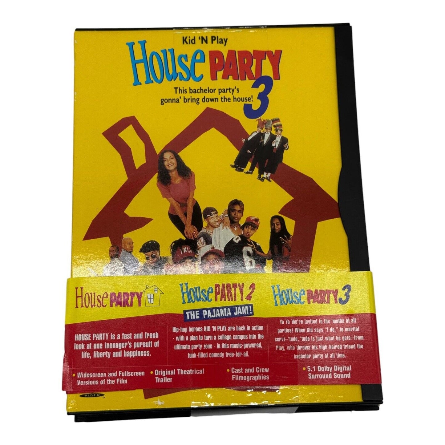 House Party 3-pack (3 DVD) - Anamorphic Box Set Closed-captioned Color Full