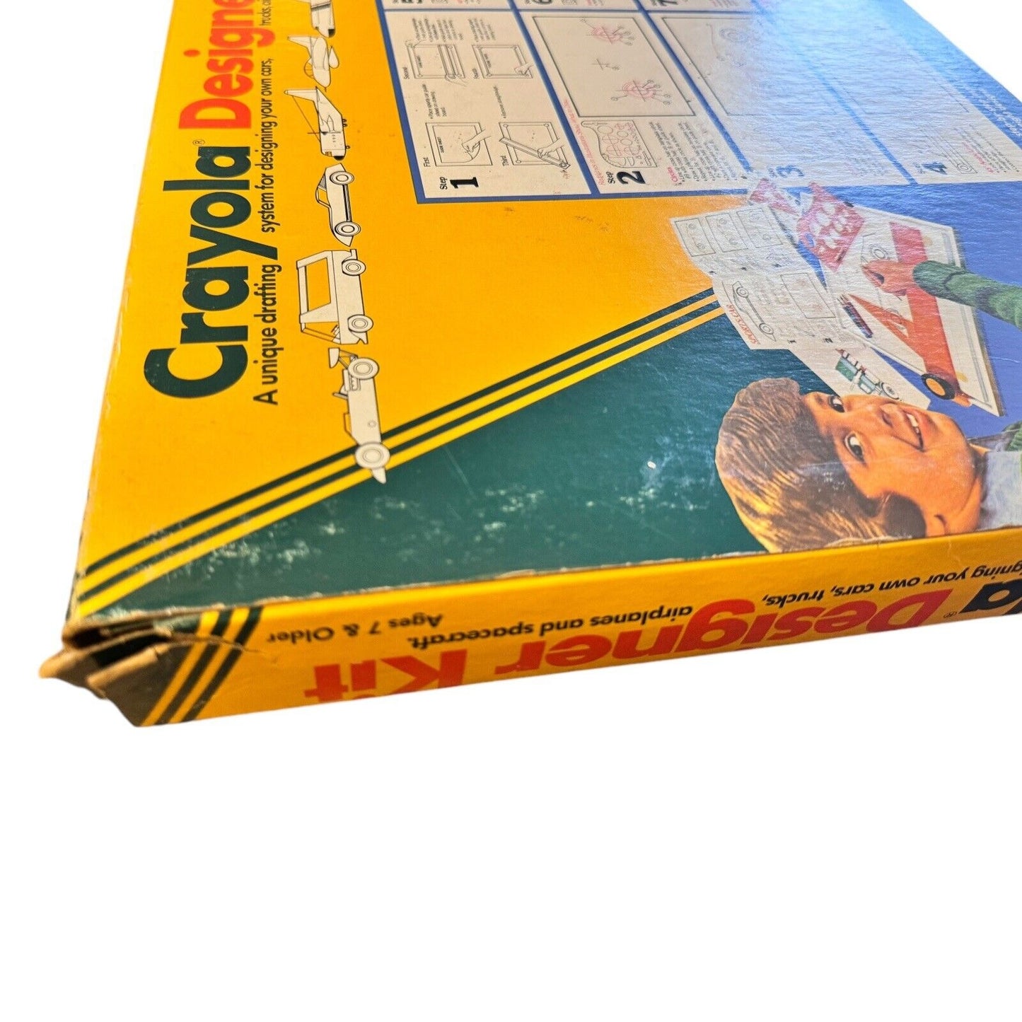 Vintage 1989 Crayola Designer Kit for Vehicles w/Box No 5605