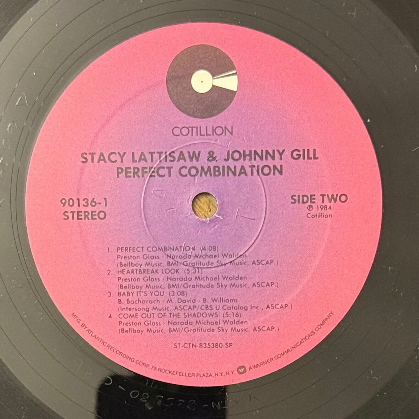 Stacy Lattisaw & Johnny Gill Perfect Combination Vinyl Lp 1984