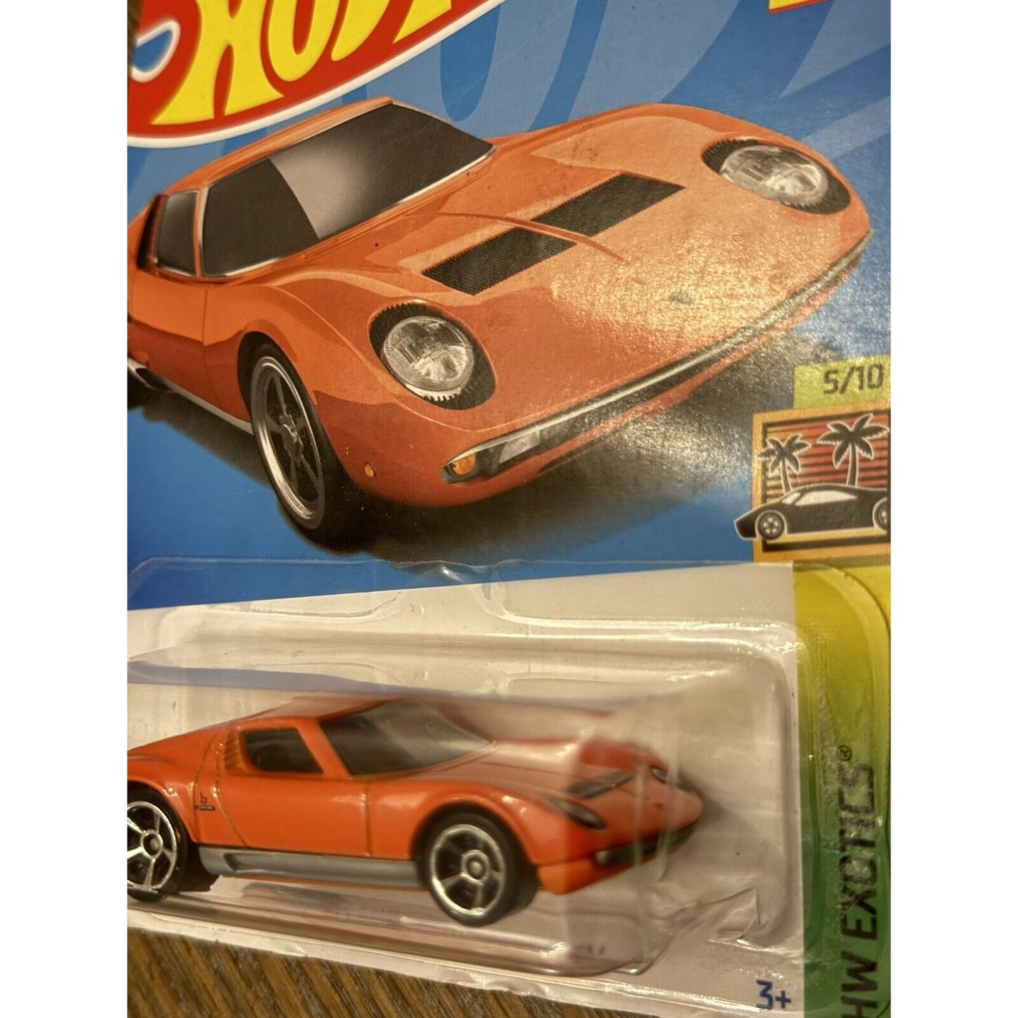 Hot Wheels 2021 Exotics '71 Lamborghini Miura SV Orange