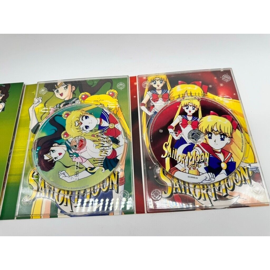 Sailor Moon 01 And 02 Rare 6 DVD Set Volume 1-6 Anime