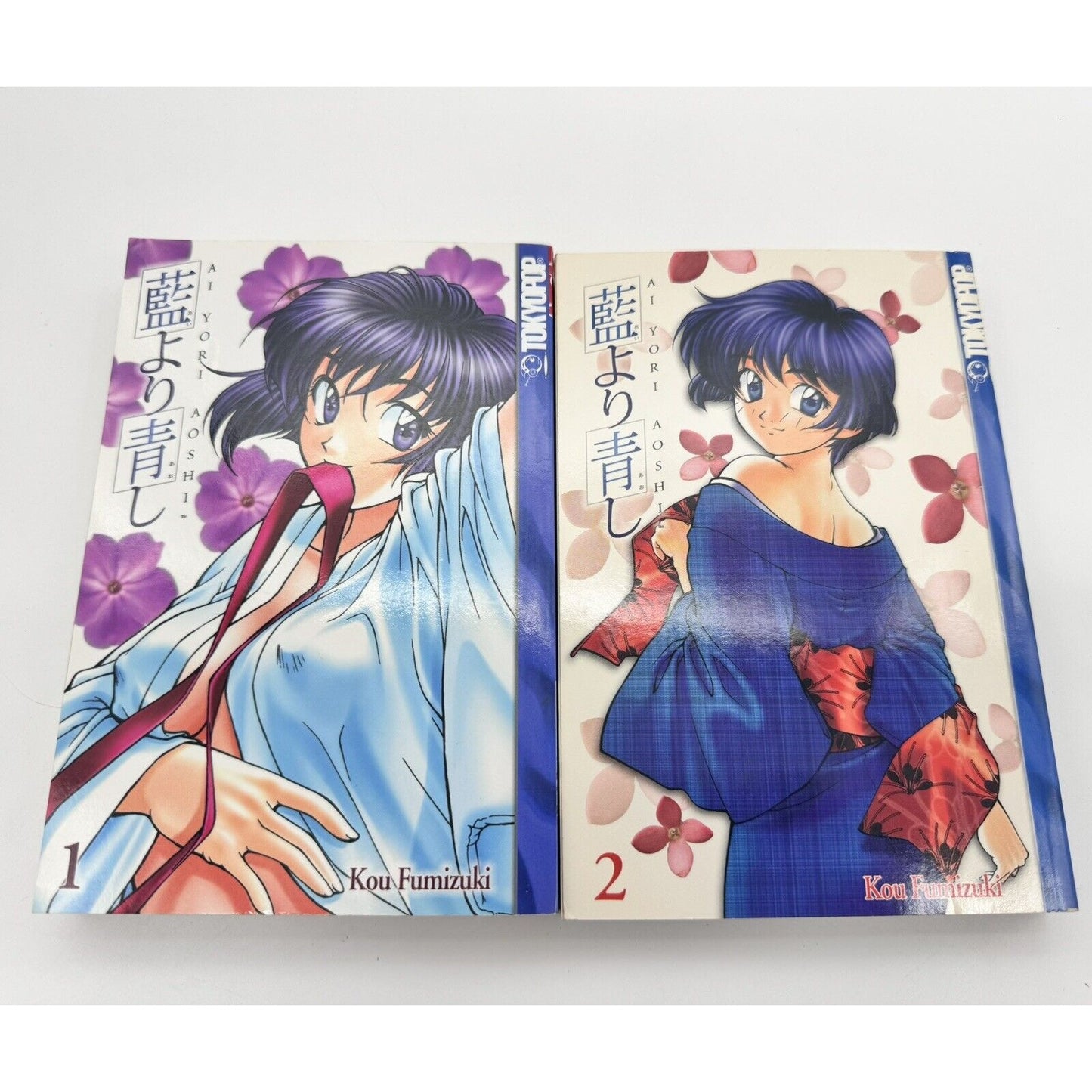 Ai Yori Aoshi Vol 1 & 2 Used Manga English Language Graphic Novel Comic Book