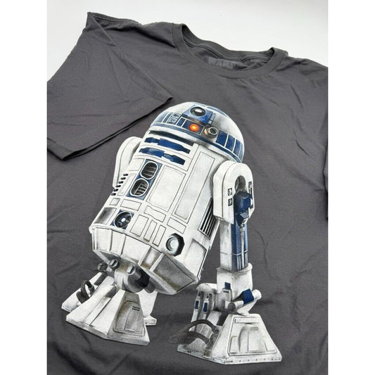 Star Wars R2D2 Classic Gray T-Shirt New Sz XL