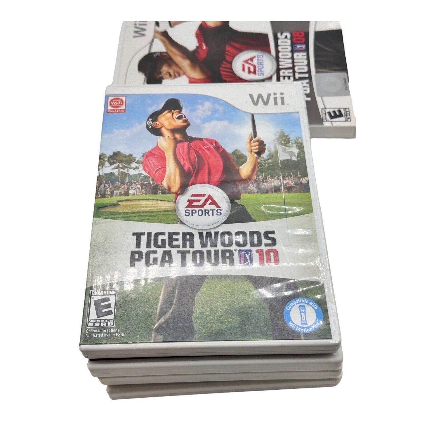 5 Wii Games Sports Bundle - Nintendo Wii Lot | King of Clubs, Top Spin 3, Madden