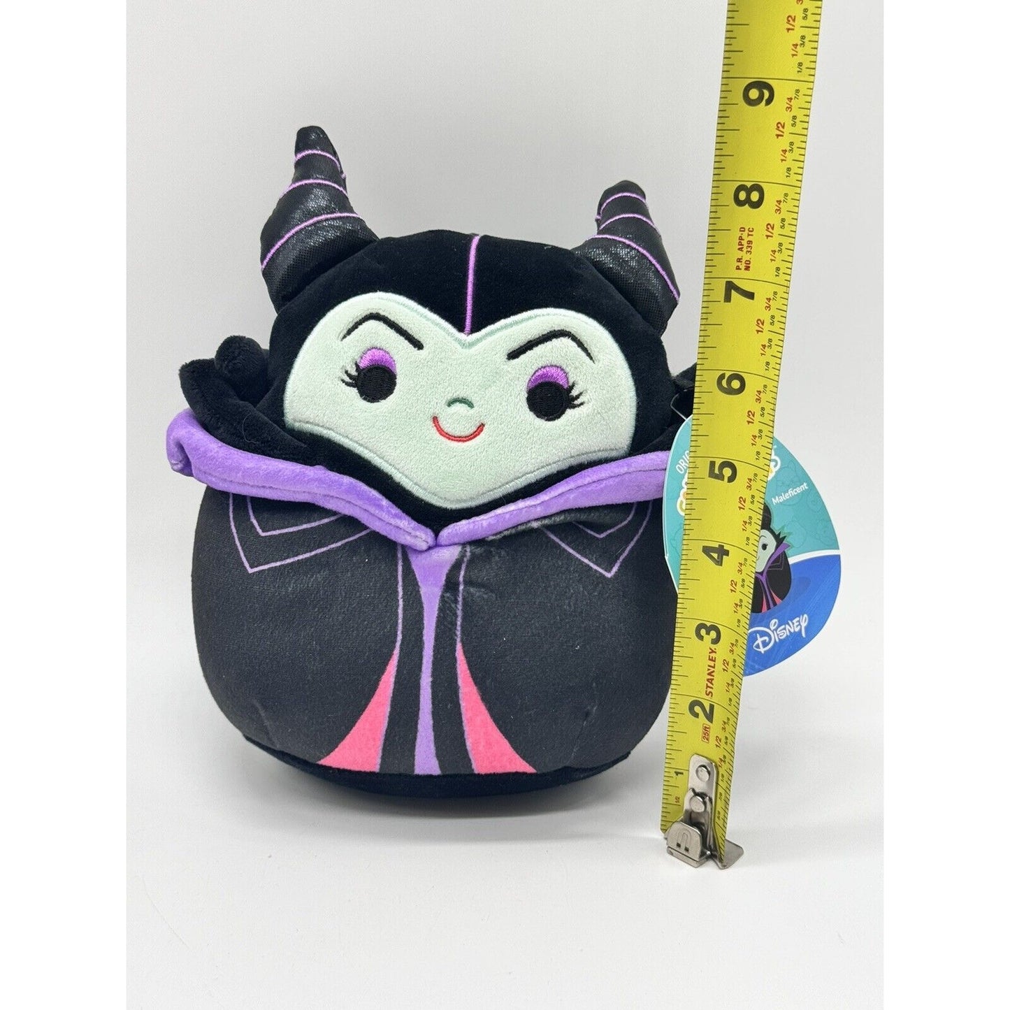 Squishmallow Disney Maleficent 8" Black Purple  Villain Princess Plush New Tags