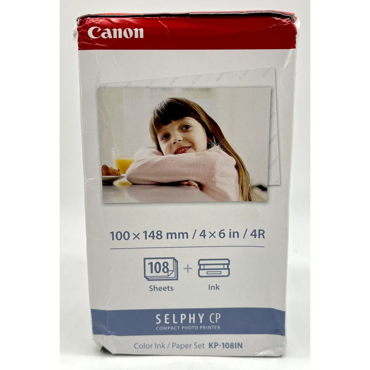 Canon Selphy CP - Color Ink/Paper Set KP-108IN - 108 sheets 4x6 inch