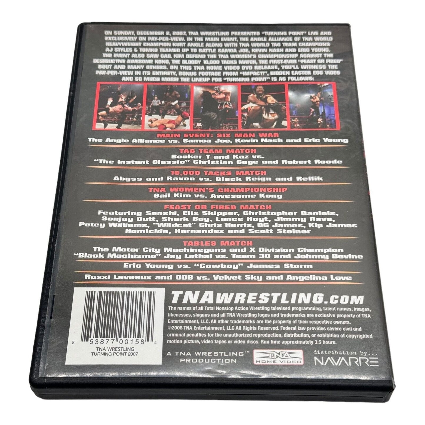 TNA Lot of 8 Wrestling DVDs (2006-2008) - Some SEALED - Collectible Set!