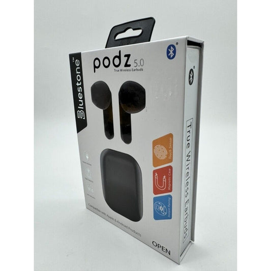 Podz 5.0 True Wireless Earbuds Bluetooth Headphones With Charging Case-Universal