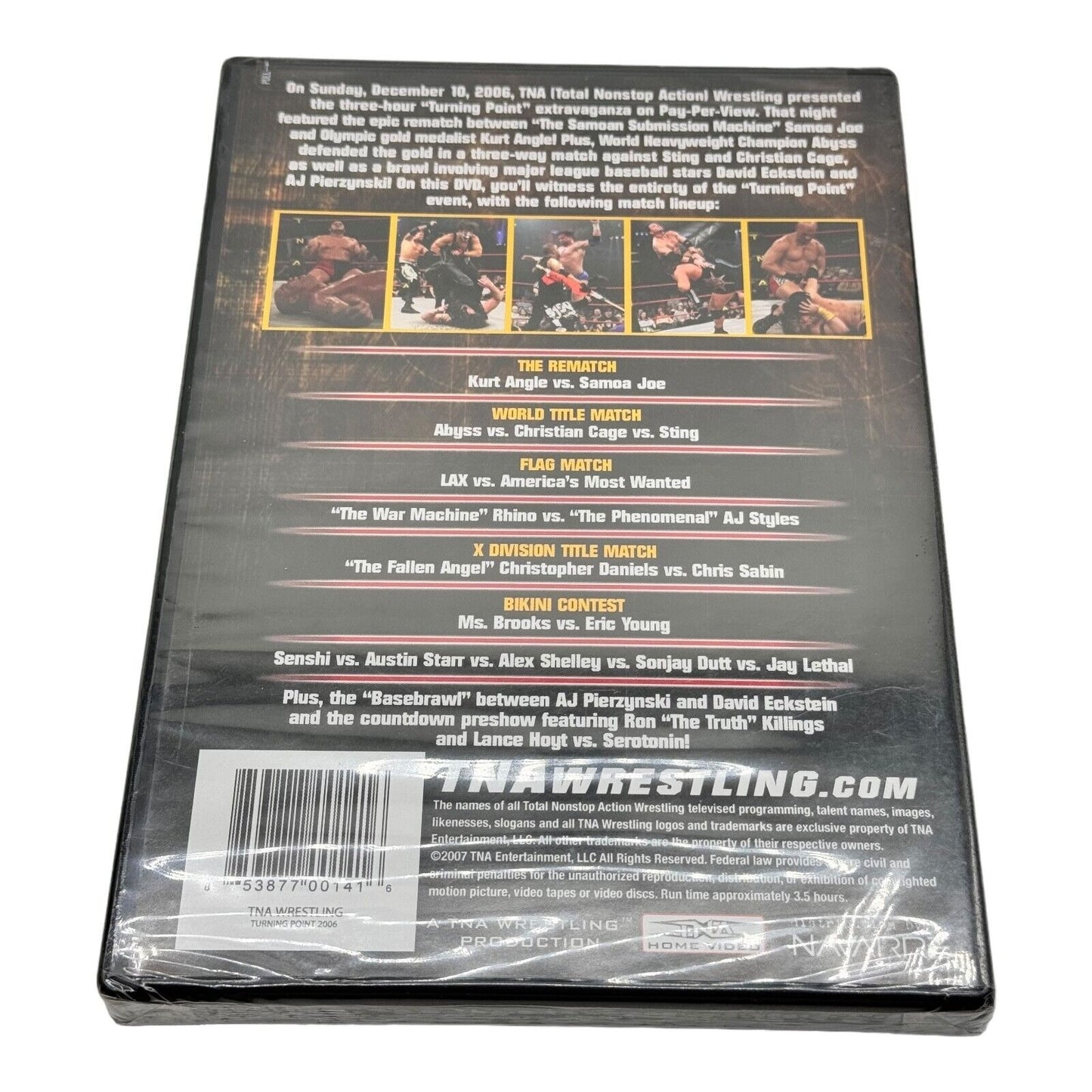 TNA Lot of 8 Wrestling DVDs (2006-2008) - Some SEALED - Collectible Set!