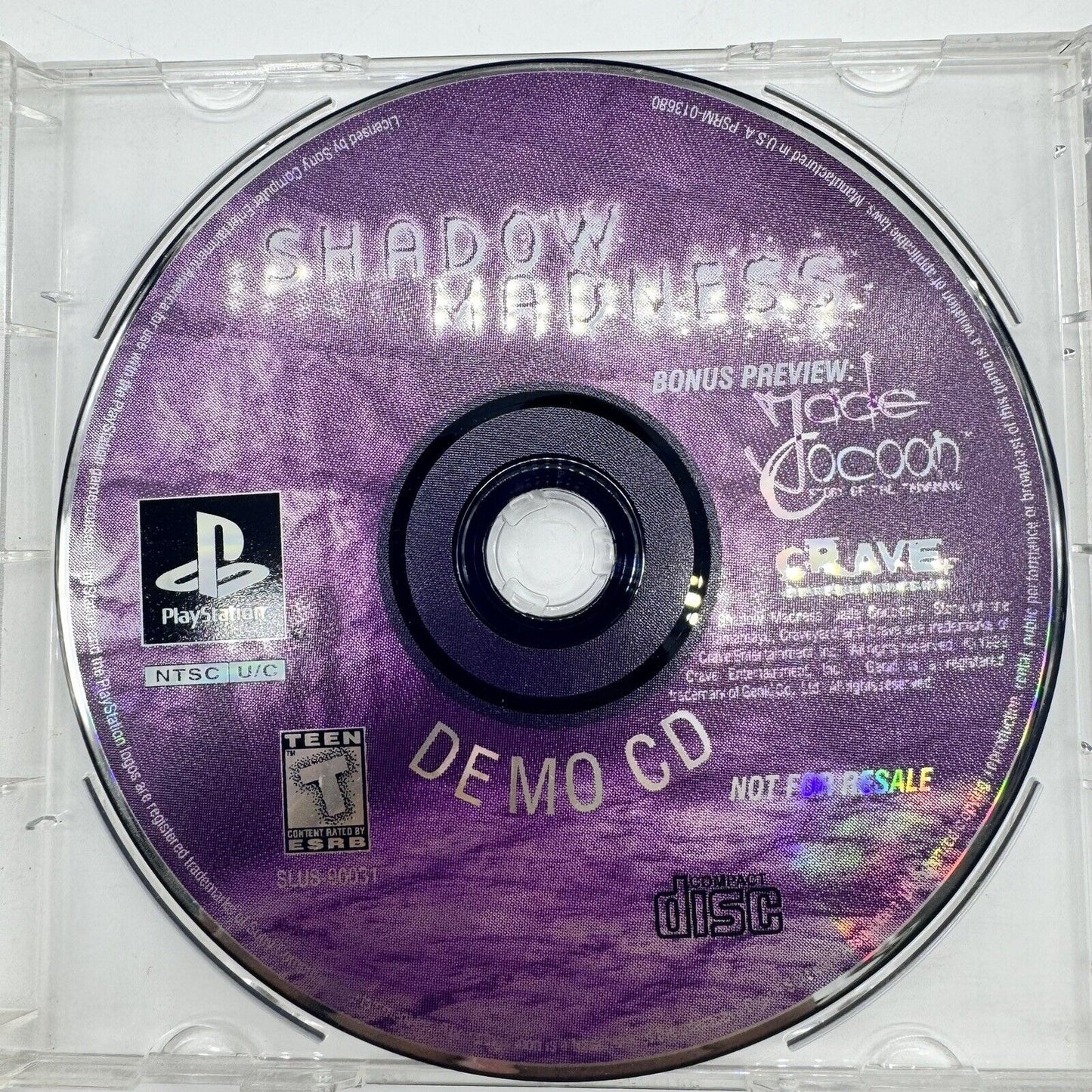 Jade Cocoon Shadow Madness The Demo (Demo Disc) Sony PlayStation 1 PS1 Demo