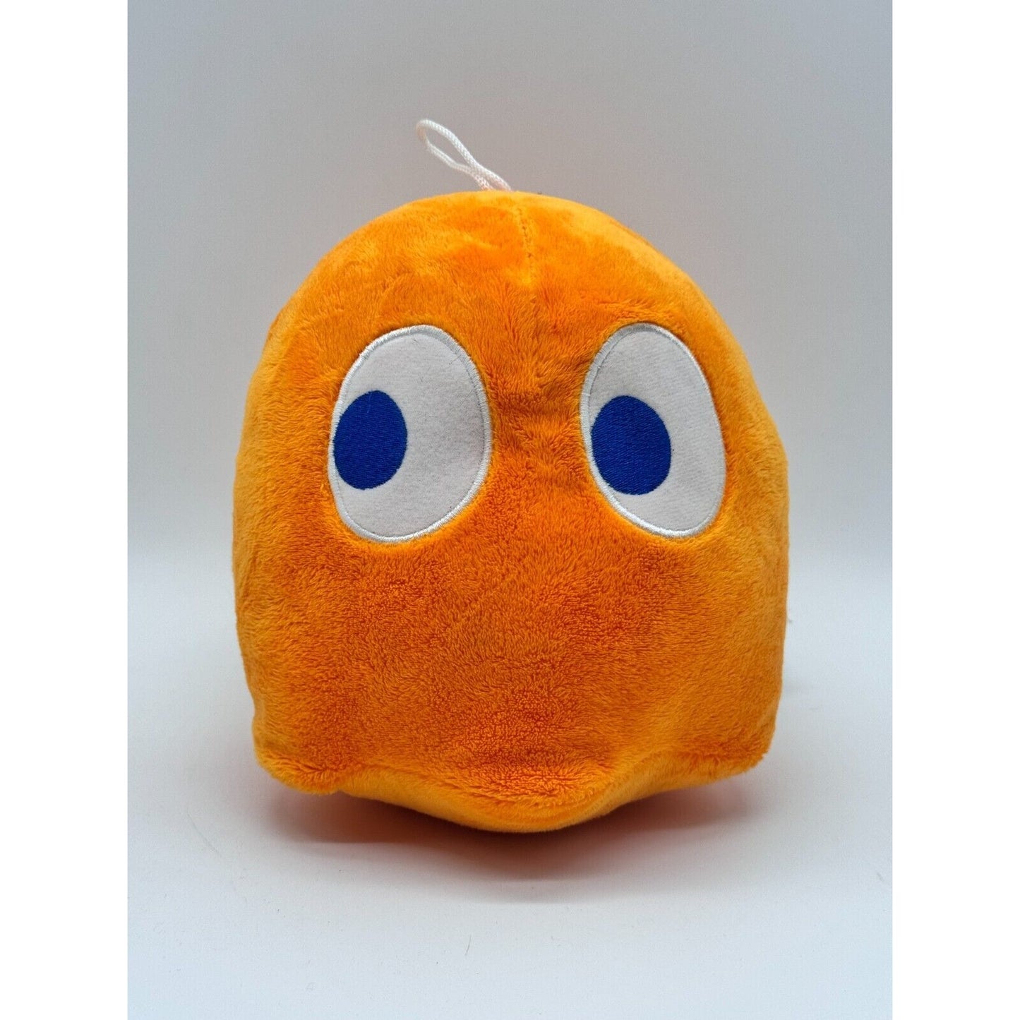 Bandai Namco Ms. Pac Man 7” Clyde the Orange Ghost Plush Stuffed Collectible Toy