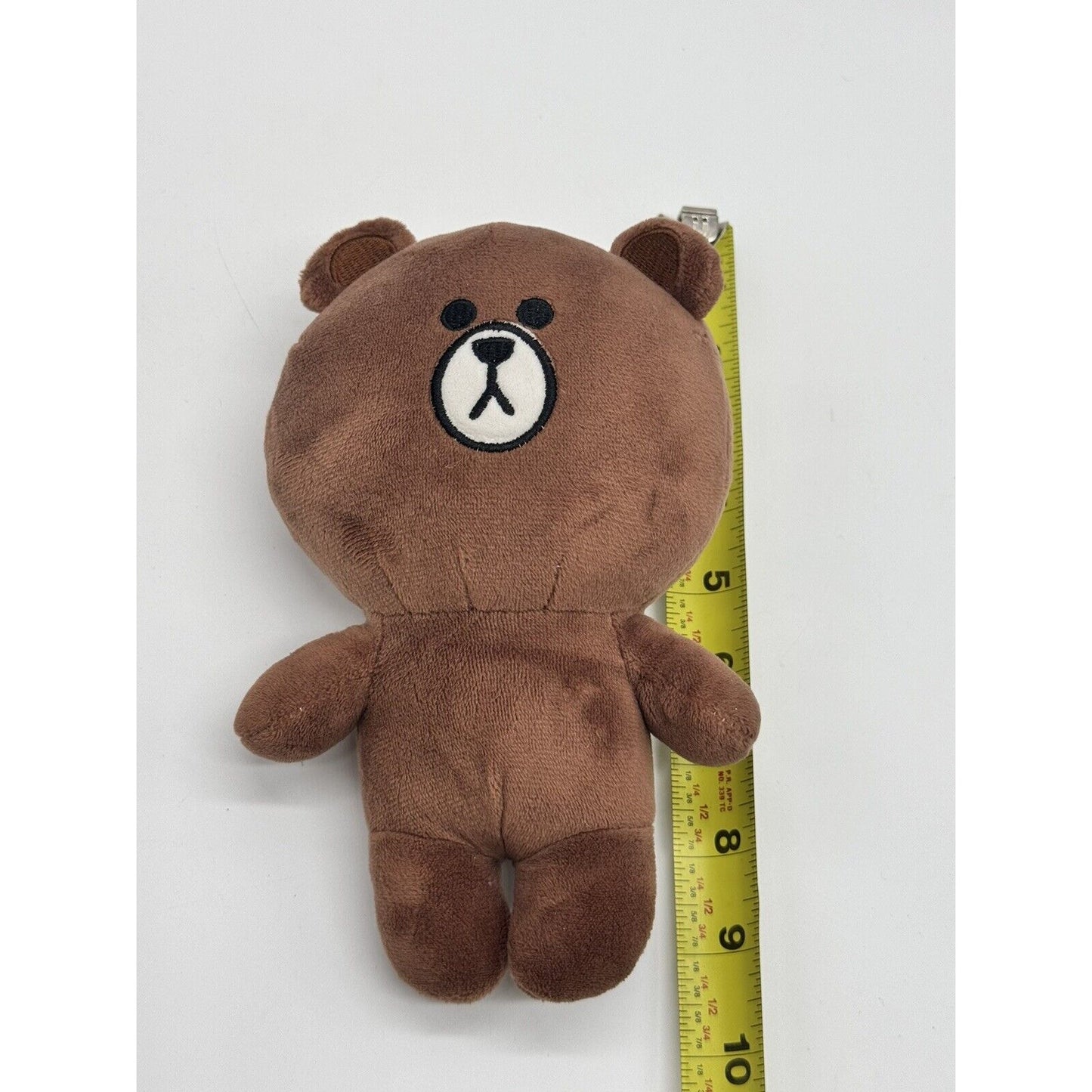 LINE FRIENDS by GUND Bear Brown Plush 9" Tall - Embroidered Eyes, Nose & Mouth