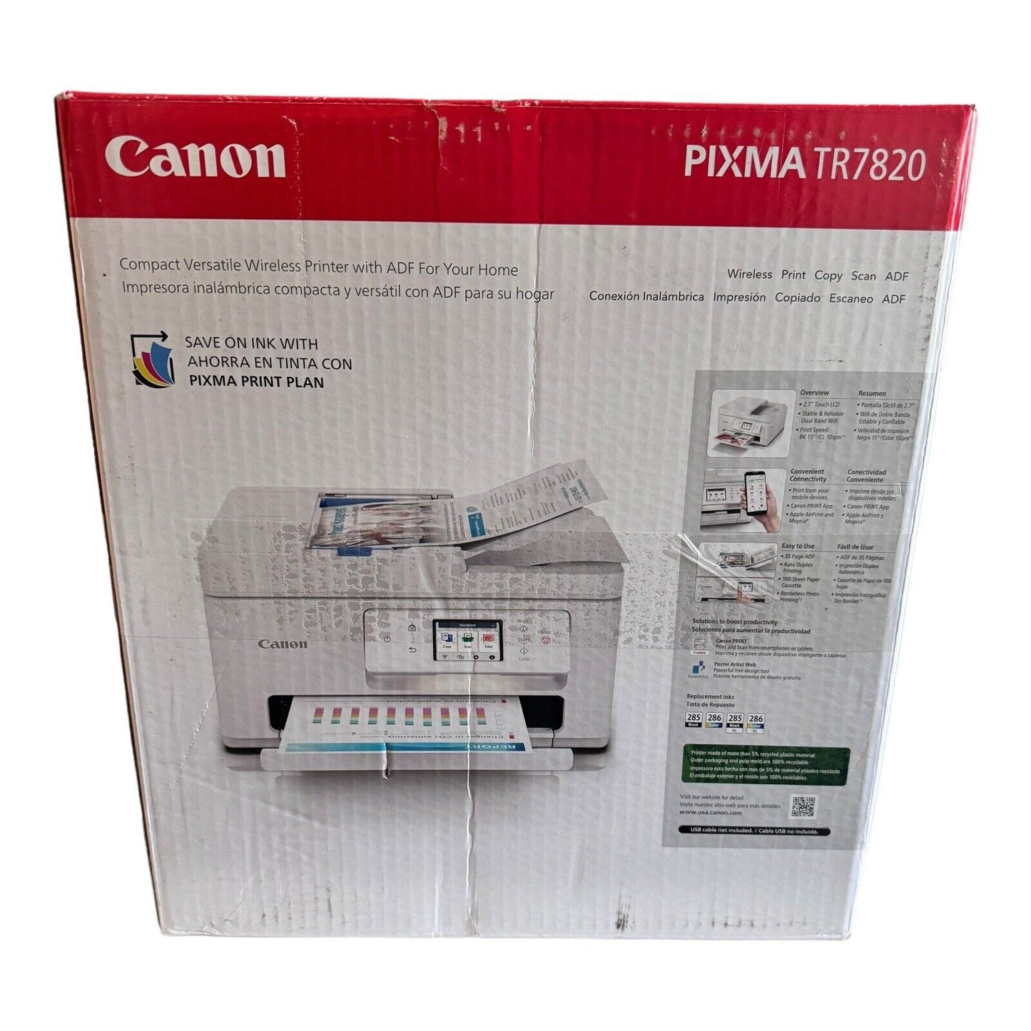 Canon PIXMA TR7820 Wireless All in One Inkjet Printer NEW