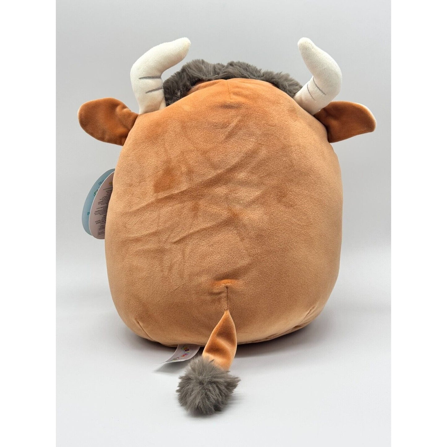 Squishmallows Shep the Highland Cow 11 Inches Brown Spotted Bull Plush 2023 NWT