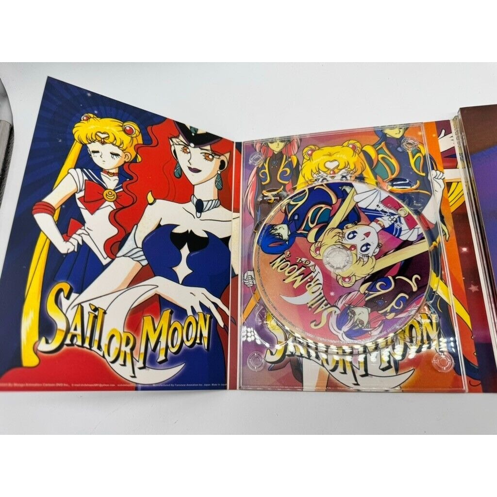 Sailor Moon 01 And 02 Rare 6 DVD Set Volume 1-6 Anime