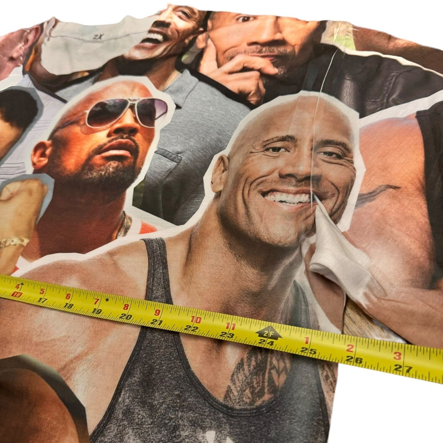 Dwayne "The Rock" Johnson Photo Collage T-Shirt