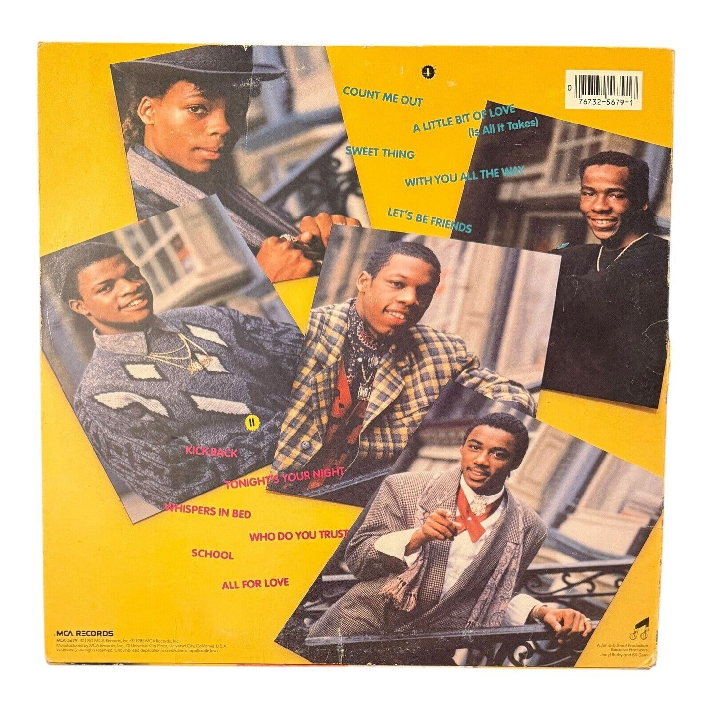 New Edition - All For Love, 1985 MCA Records (MCA-5679) Vinyl Album