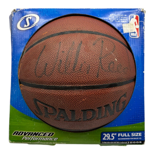 Willis Reed Autographed Spalding NBA Basketball - Authentic Collectible