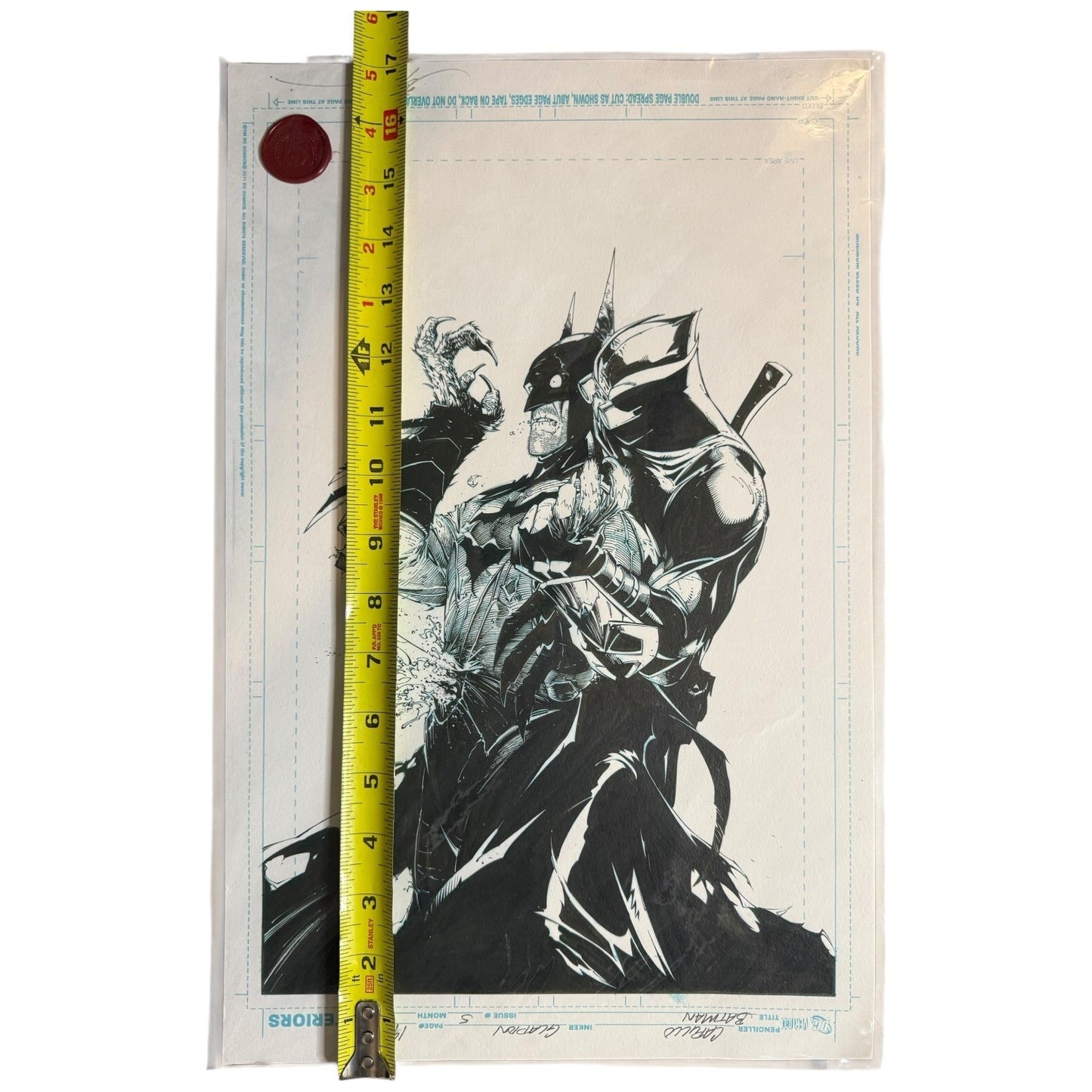 Batman #5 Page 19 Court of Owls Art - Capullo Glapion 11x17 DC 2012