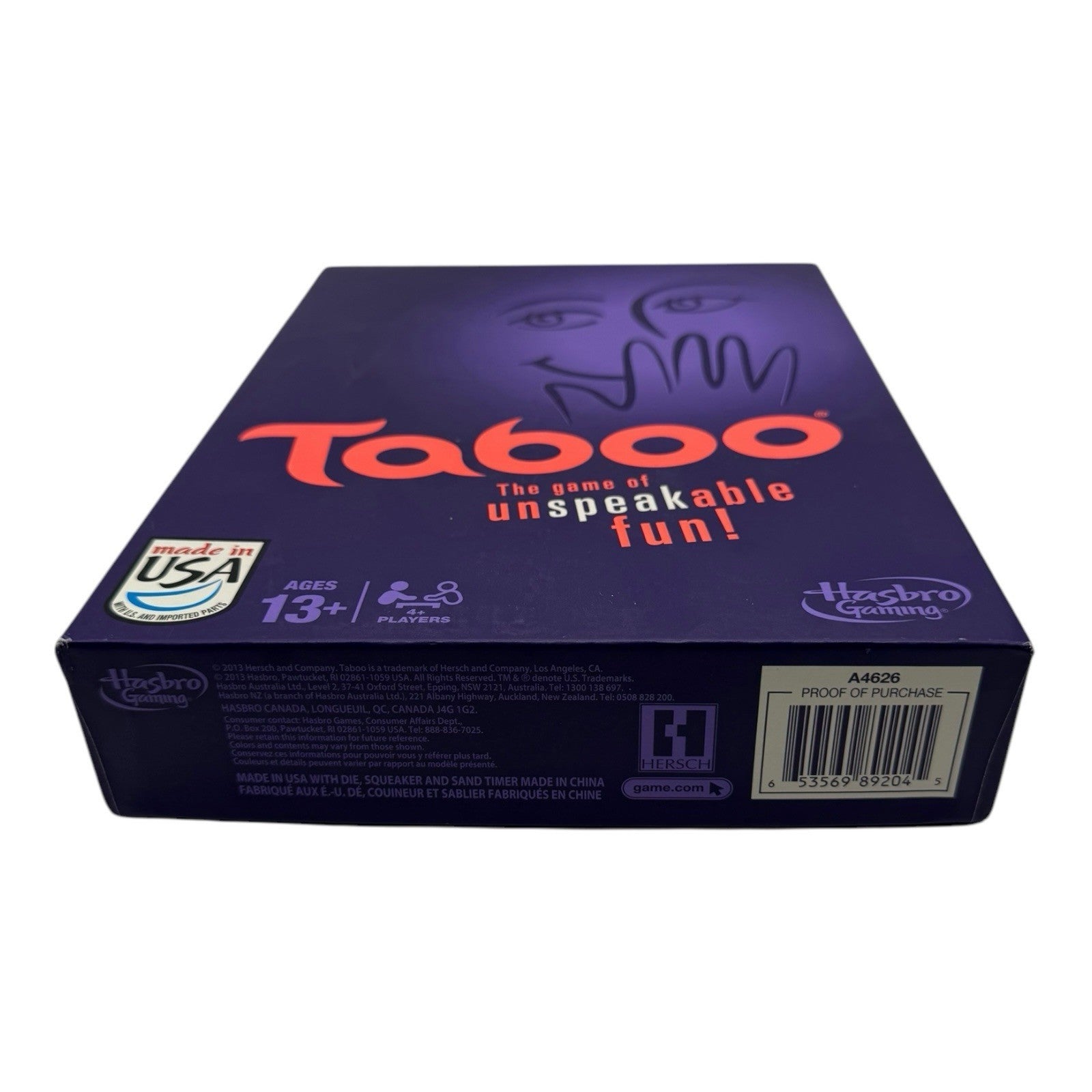 Taboo - The Game Of Unspeakable Fun - Board Game