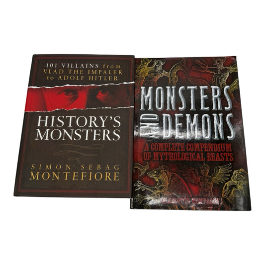 History's Monsters & Mythical Beasts Hardcover Bundle - Villains & Demons Guide