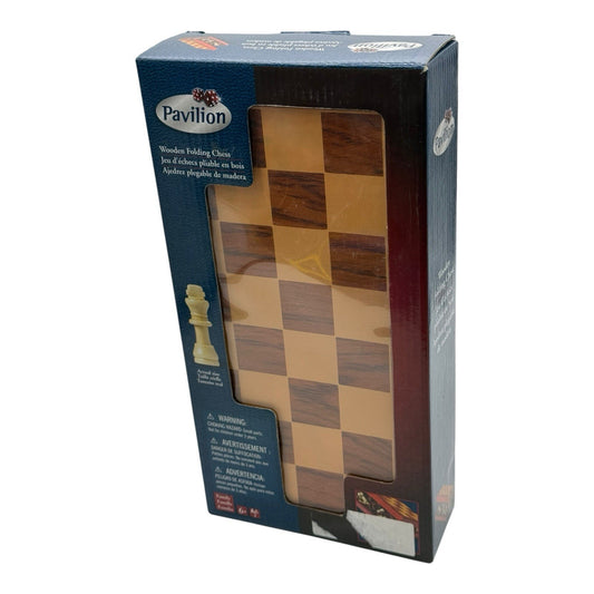 ToysRus Wooden Chess Set - Pavilion Games, Folding Board, Magnetic Closure