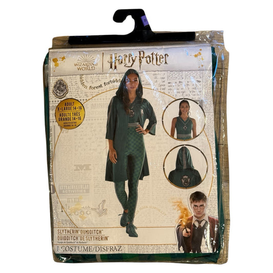 Harry Potter Slytherin Quidditch Costume Size Adult XL