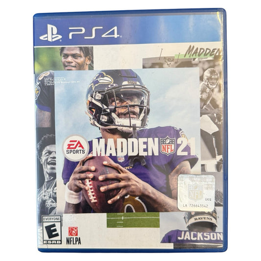 Madden NFL 21 - Sony PlayStation 4  MVP Lamar Jackson Cover