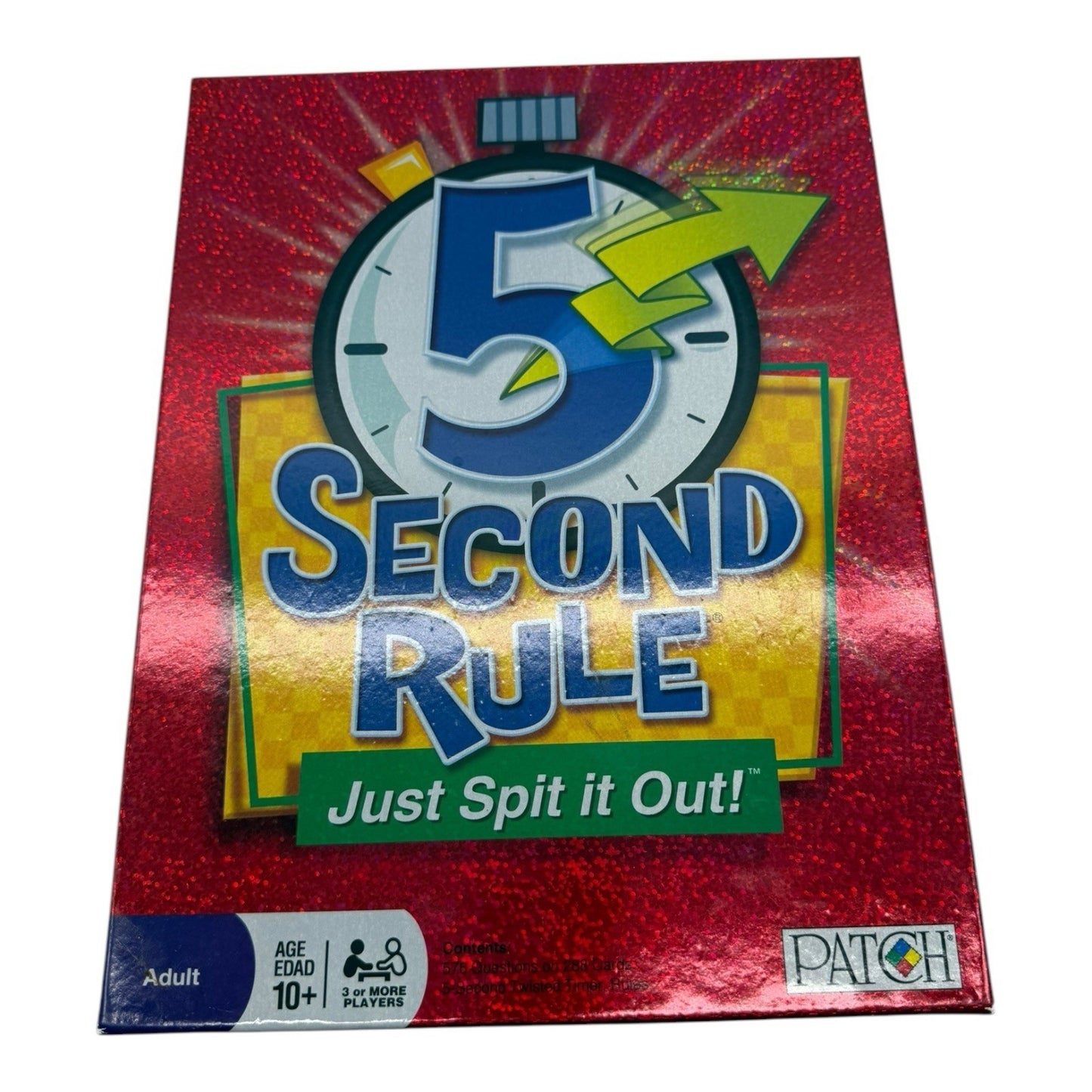 Play Patch Five 5 Second Rule Board Game - Fun Family Trivia Game