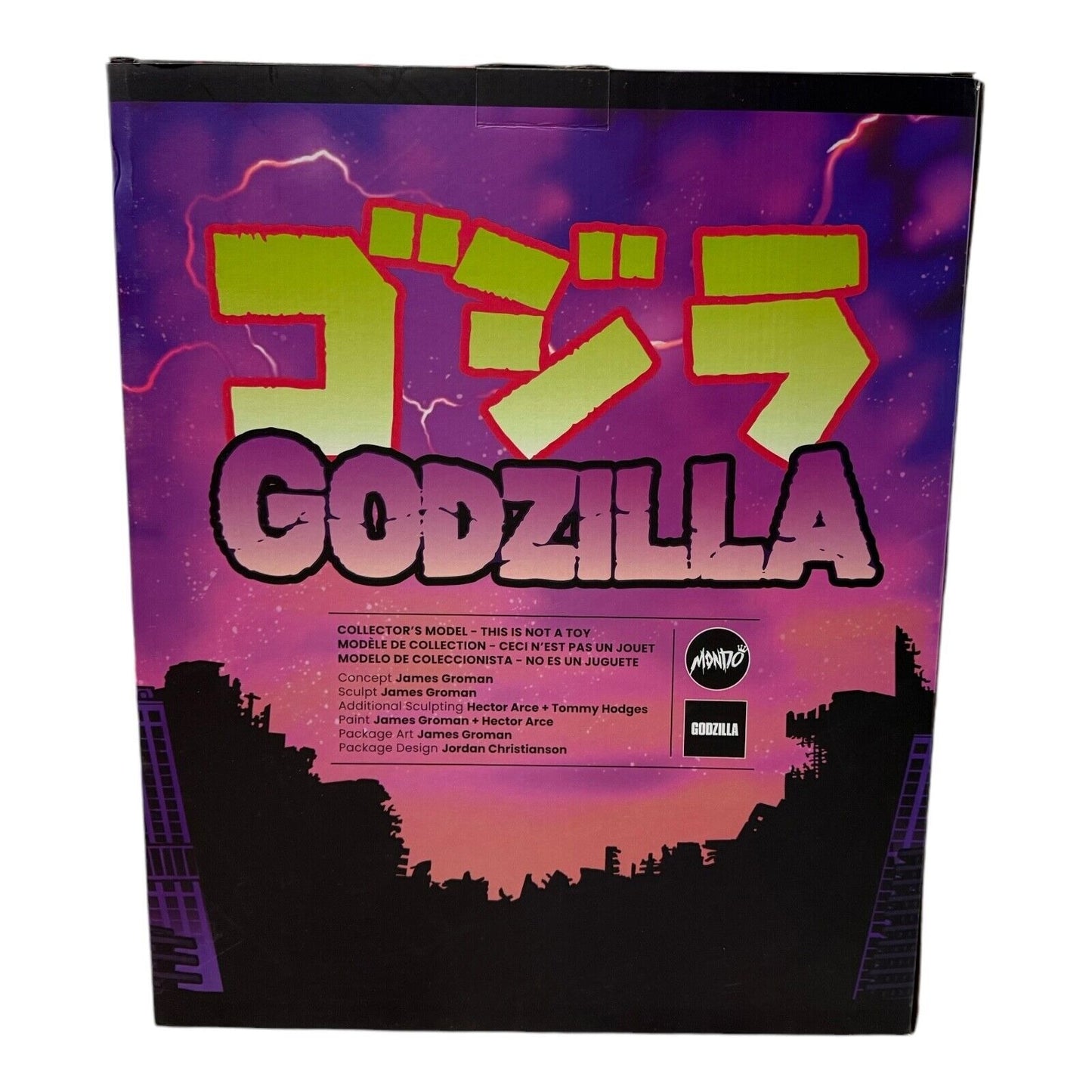 Godzilla 12 Inch Vinyl Ltd 750pcs Kaiju James Groman NIB