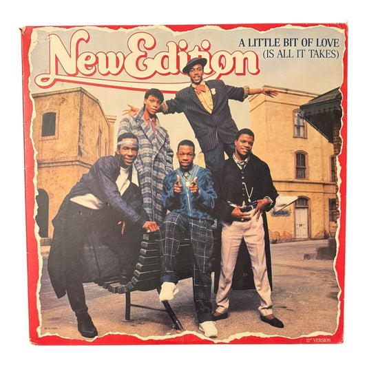 New Edition A Little Bit Of Love Is All It Takes 12" Vinyl Album