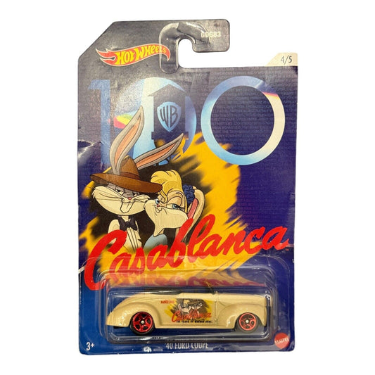 2022 Hot Wheels Warner Brothers 1940 Ford Coupe - 100 Years of WB Casablanca