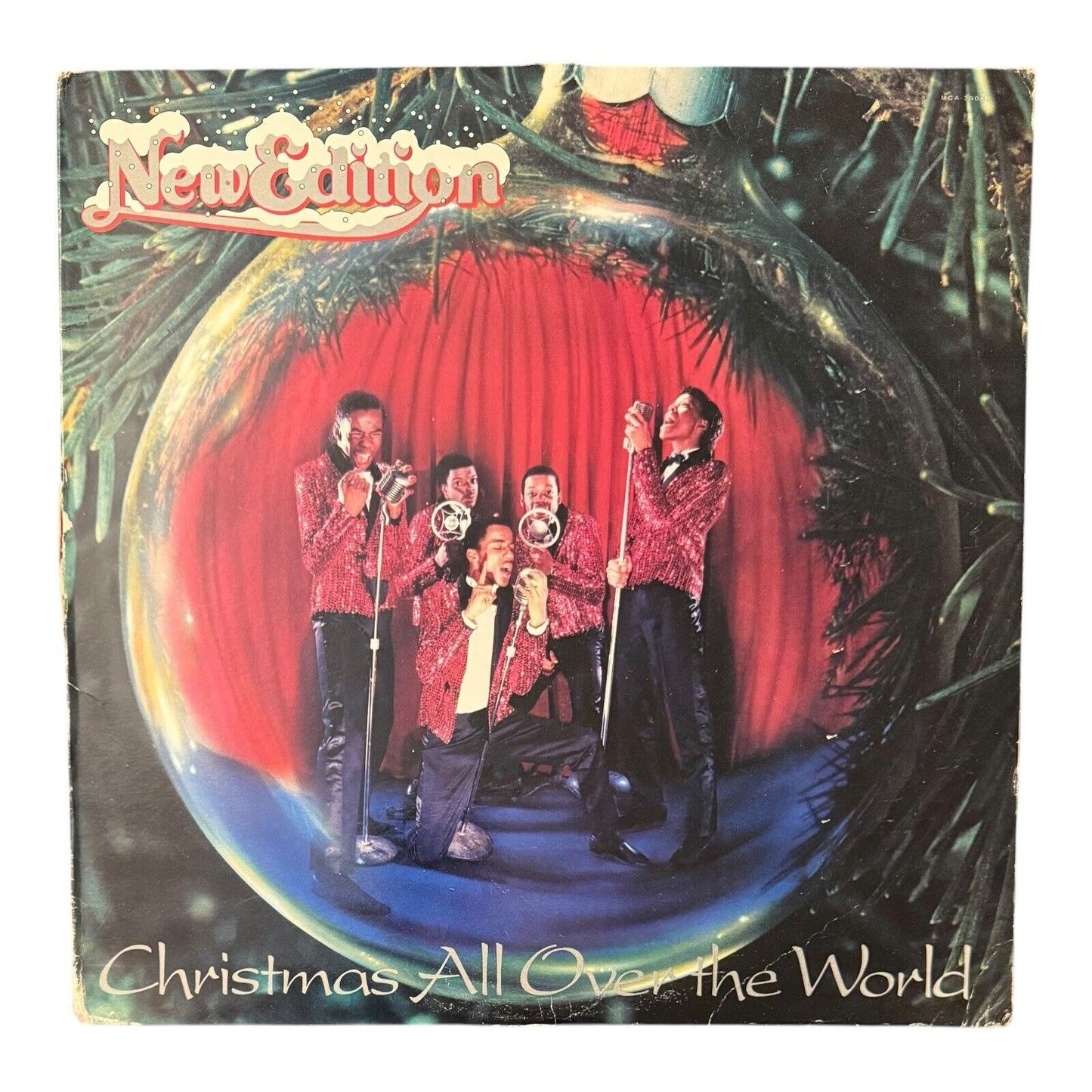 New Edition Christmas All Over the World 1985 Vinyl LP, MCA-39040